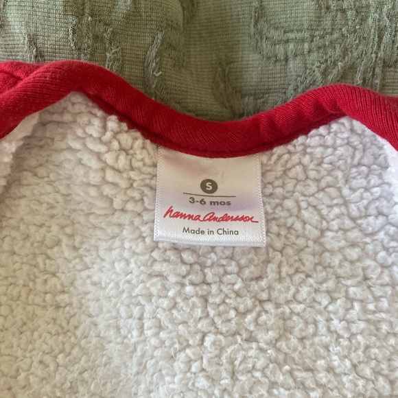 HANNA ANDERSSON | Red quilted sleepsack, fully lined - Picture 3 of 4